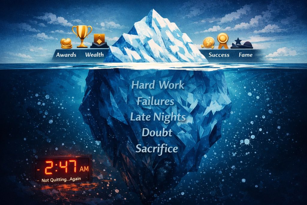 The Untold Reality Behind Every Big Achievement